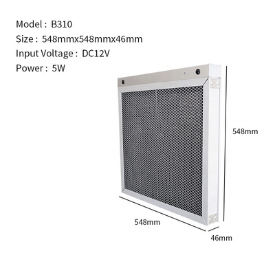 Filtre de climatisation électrostatique de 150mA à 170mA 12V pour le système d'air frais AIR B310 courant