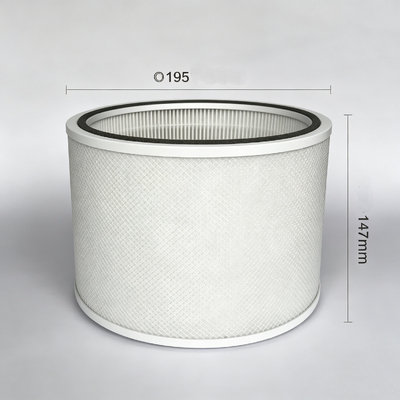 Bon prix H13 Filtre de purification de l'air HEPA pour animaux de compagnie avec capture de poils en double couche et statut de filtre visuel en ligne